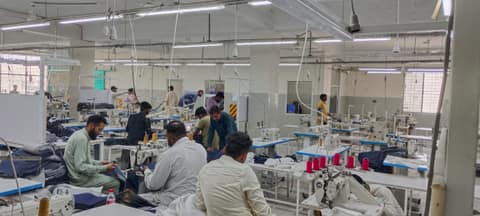 Custom T-Shirts produced at the EcoVira apparel factory in Pakistan